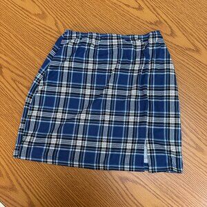 🦋 Rue 21 Y2K Blue Plaid Schoolgirl Mini Skirt 🦋